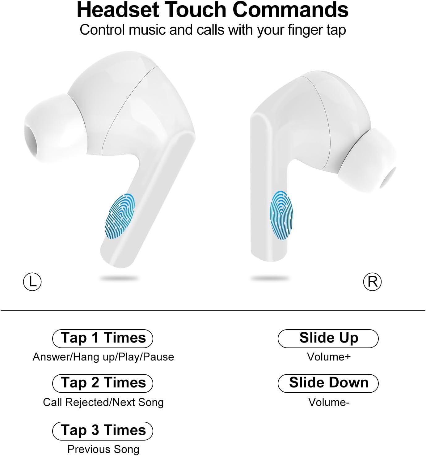 Auriculares Bluetooth A9Pro con Pantalla Táctil Inteligente