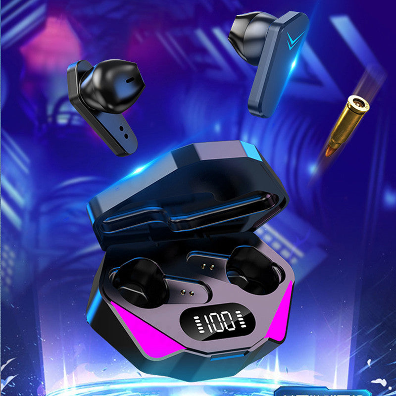 Auriculares Gaming Inalámbricos Bluetooth con Micrófono Sonido Hi-Fi, Baja Latencia y Cancelación de Ruido